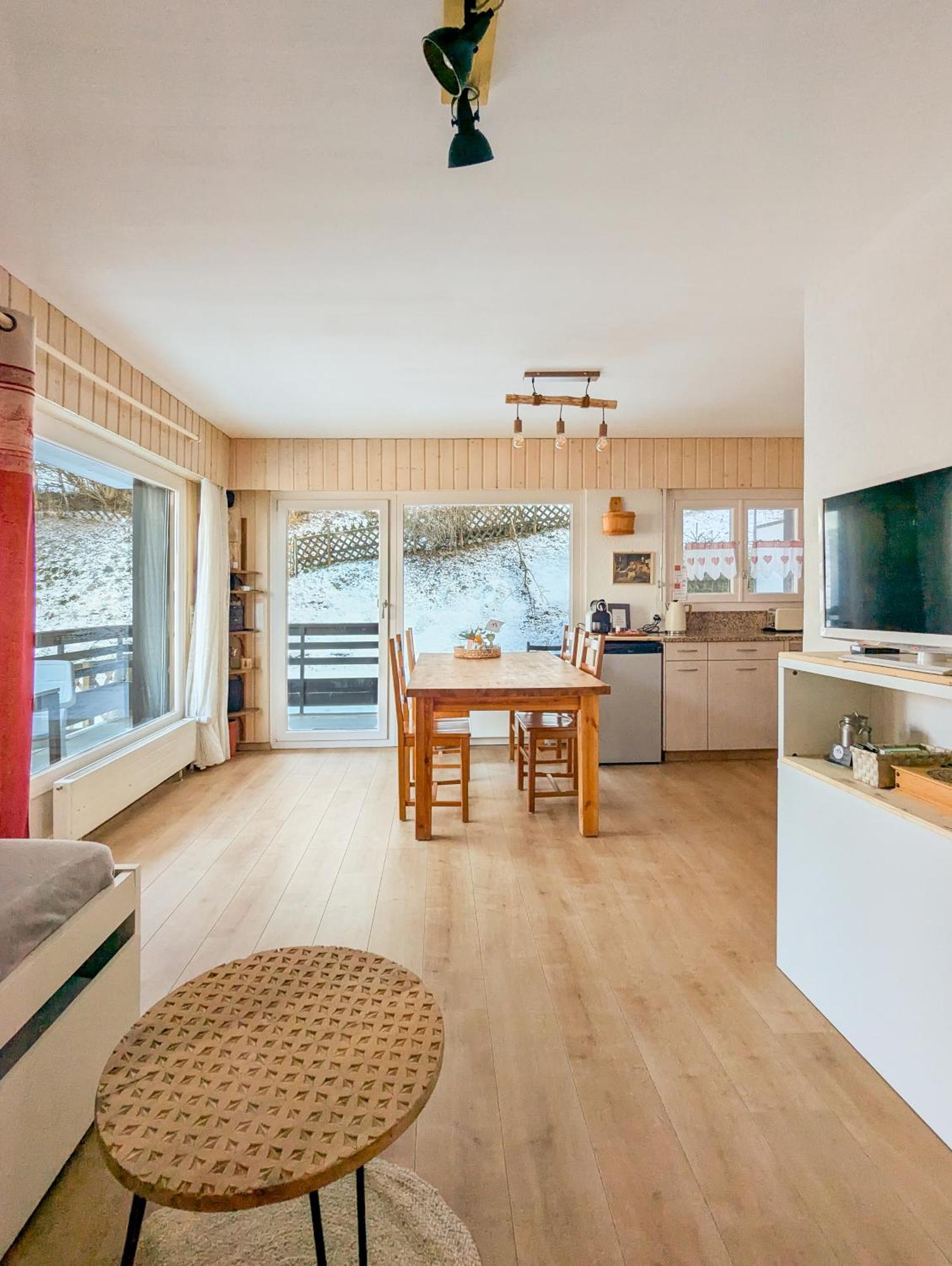 Apartmán Cosy Centered With Garden And View In Veysonnaz Exteriér fotografie